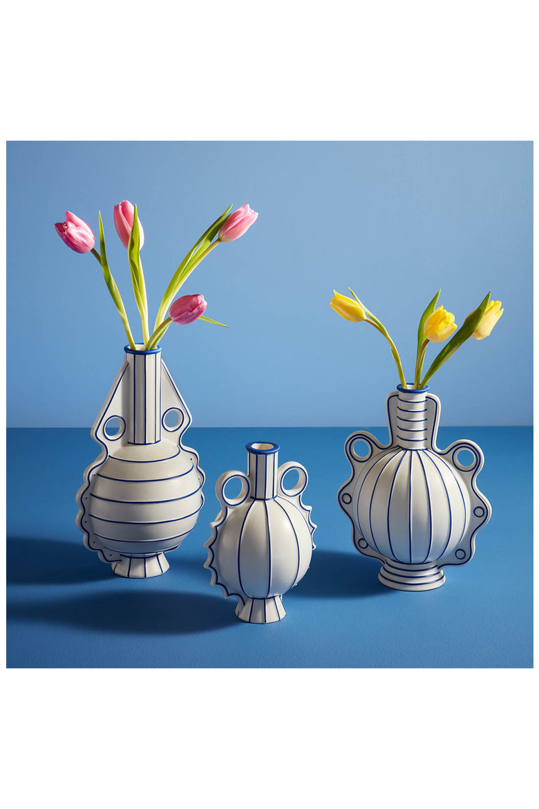 Venezia Vase, Alternate, color, White / Blue