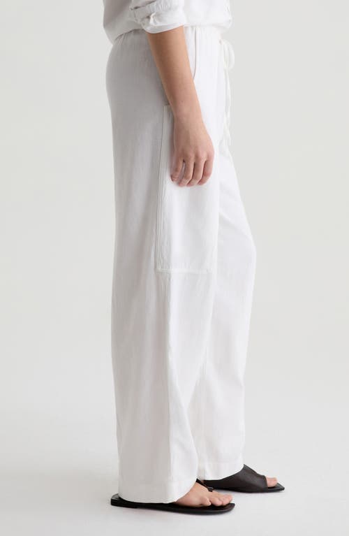 Ag Nina Linen Blend Drawstring Pants