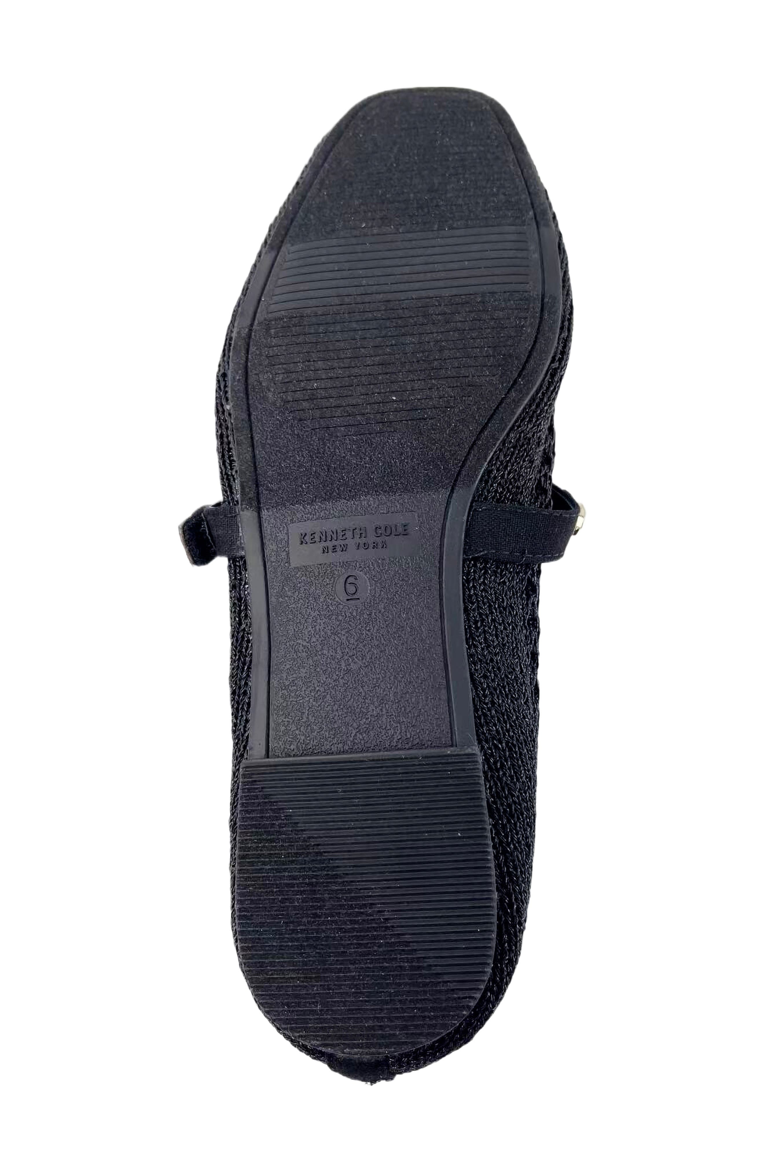 Kenneth Cole Zeta Stones Embellished Knit Ballet Flat, Alternate, color, 