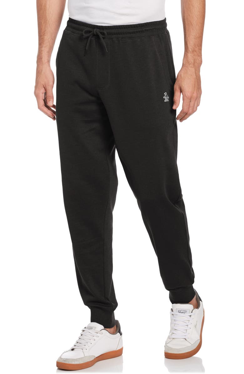 Original Penguin Men's Sticker Pete Fleece Joggers, Main, color,