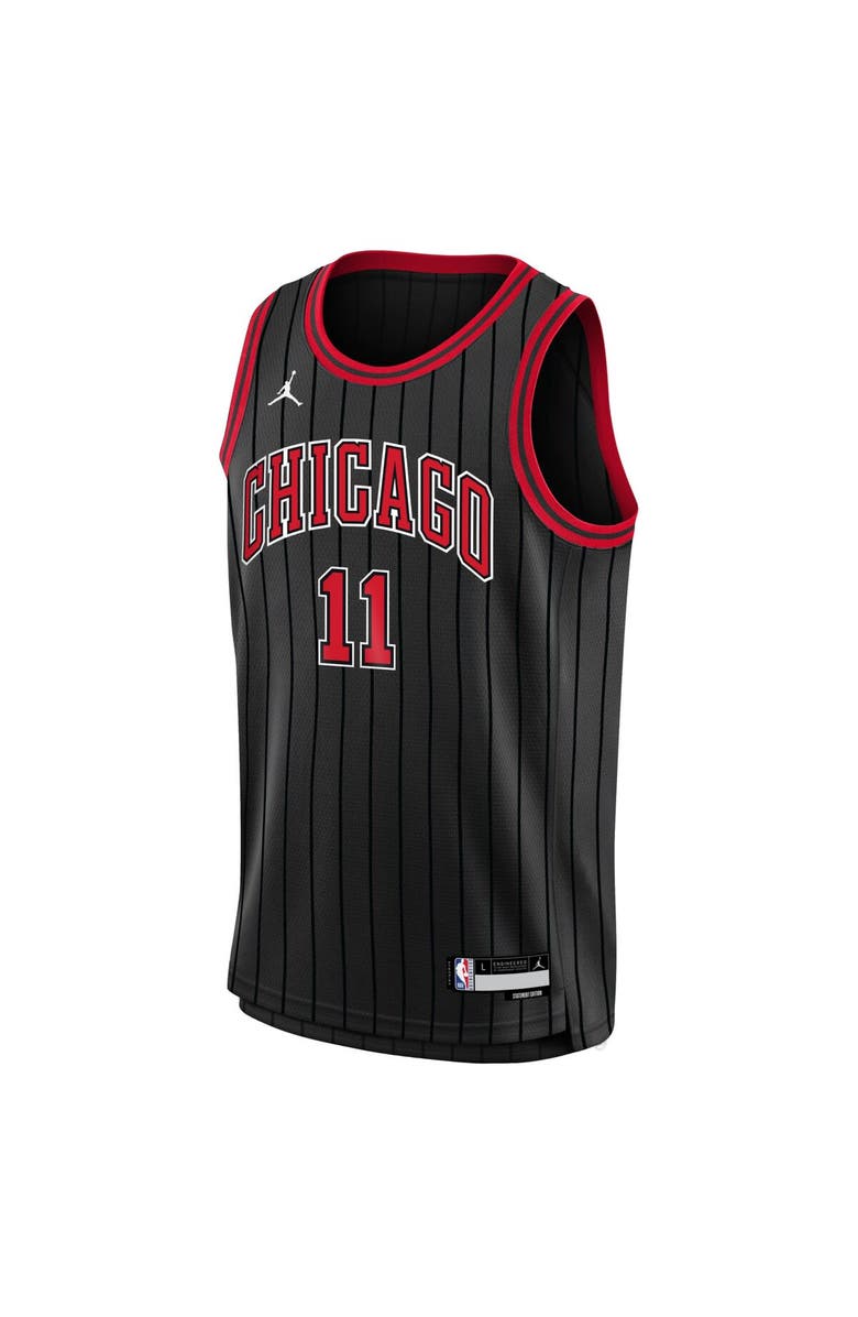 Jordan Brand Youth Jordan Brand DeMar DeRozan Black Chicago Bulls Swingman Jersey - Statement Edition, Alternate, color,