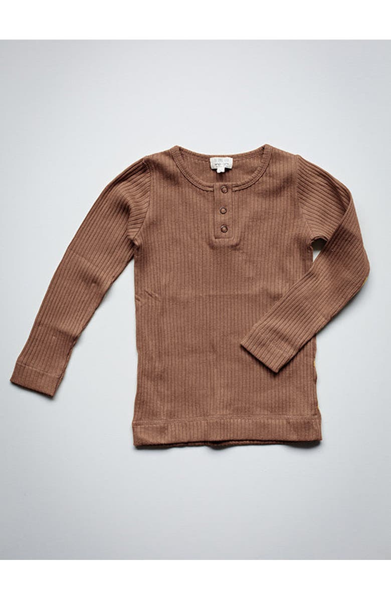 The Simple Folk The Ribbed Top, Main, color, Cinnamon