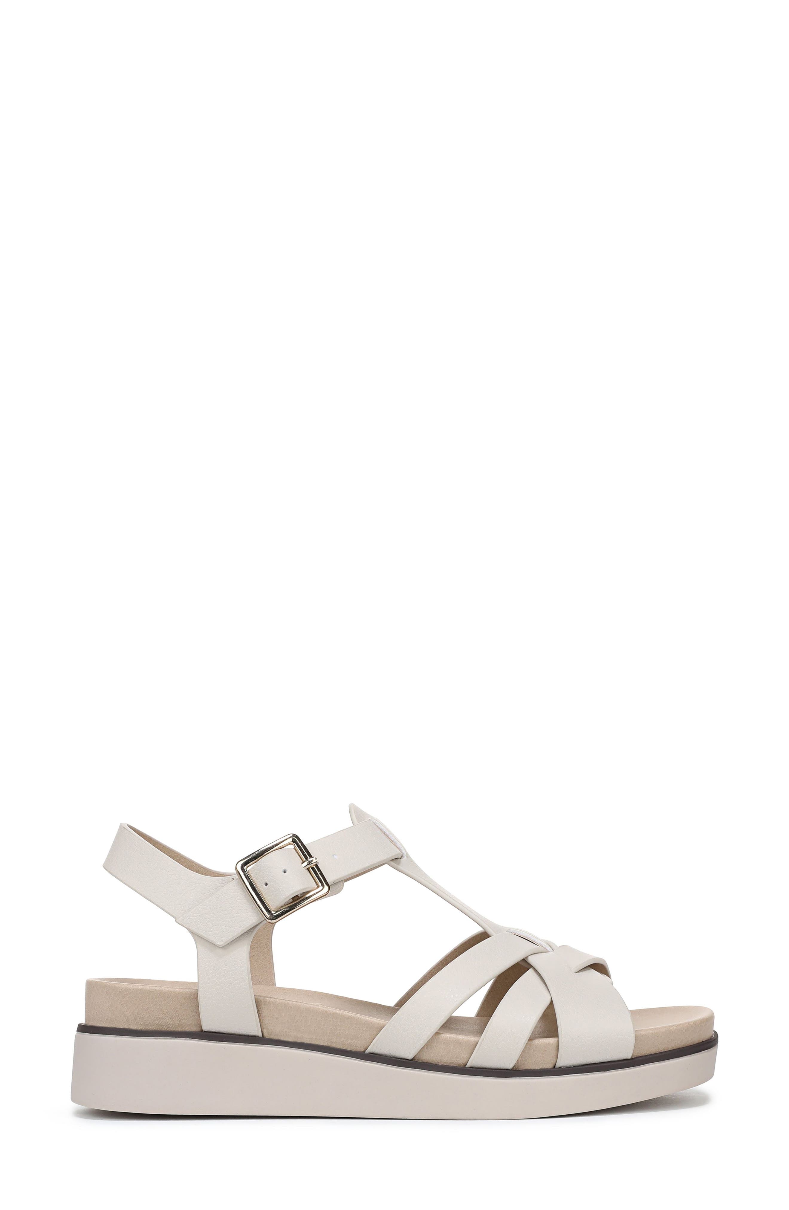 Grandiose Platform Wedge Sandal, Alternate, color, BONE