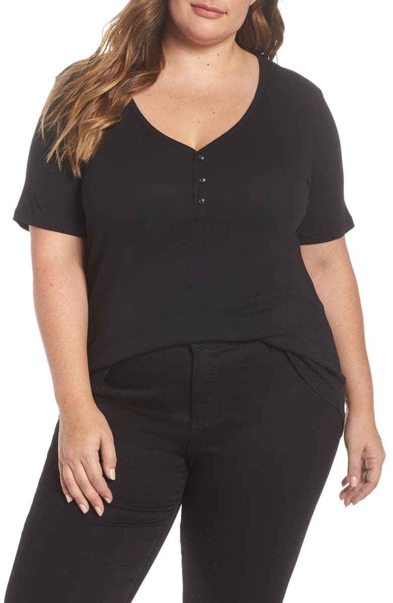 Caslon<sup>®</sup> Henley Tee, Main, color,