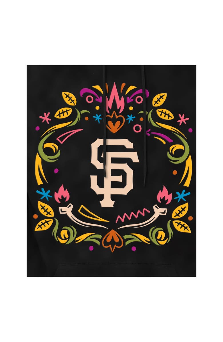 New Era Men's New Era Black San Francisco Giants Día de los Muertos Brushed Fleece Hoodie, Alternate, color, Black