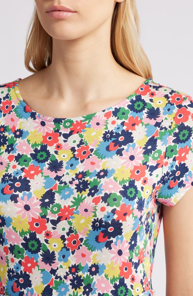 Boden Amelie Floral Jersey Dress, Alternate, color, 