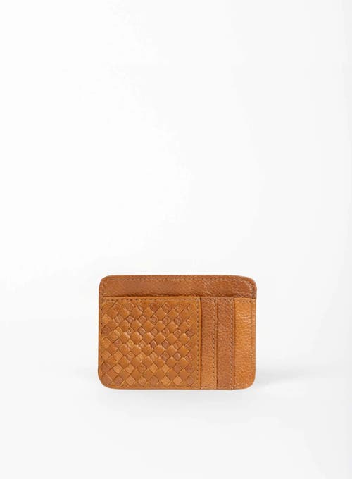 Deux Mains Slim Id Case In Brown