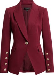 Tahari ASL One-Button Structured Blazer