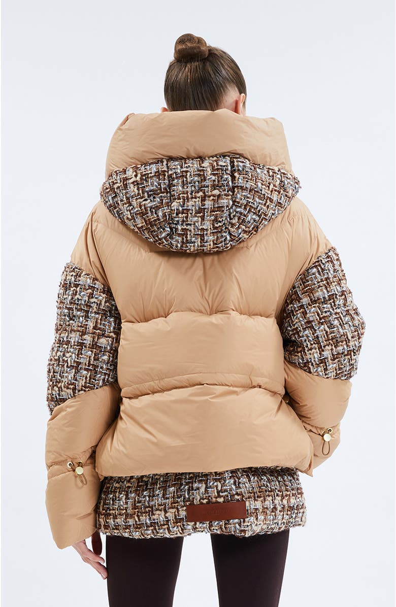 Nicole Benisti Matignon Tweed Jules Puffer Jacket, Alternate, color, 