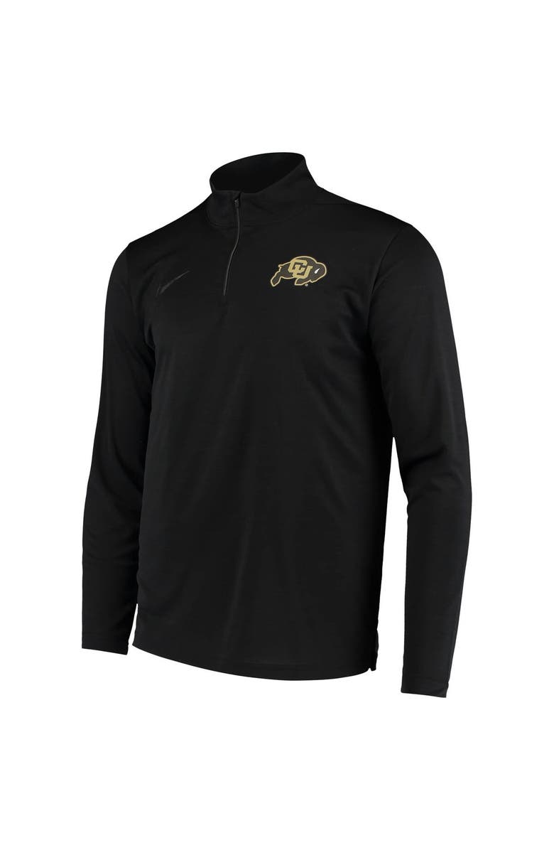 Nike Men's Nike Black Colorado Buffaloes Intensity Quarter-Zip Performance Jacket, Alternate, color, 