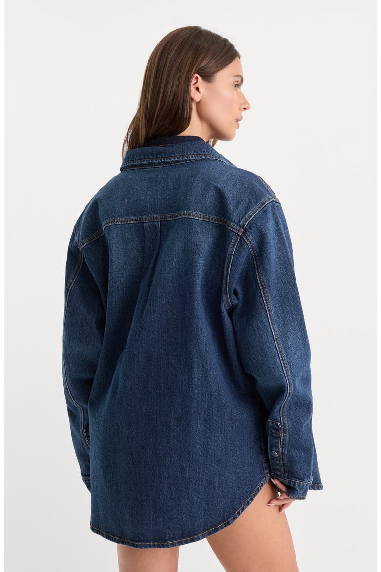 The Denim Overshirt, Alternate, color, INDIGO1339