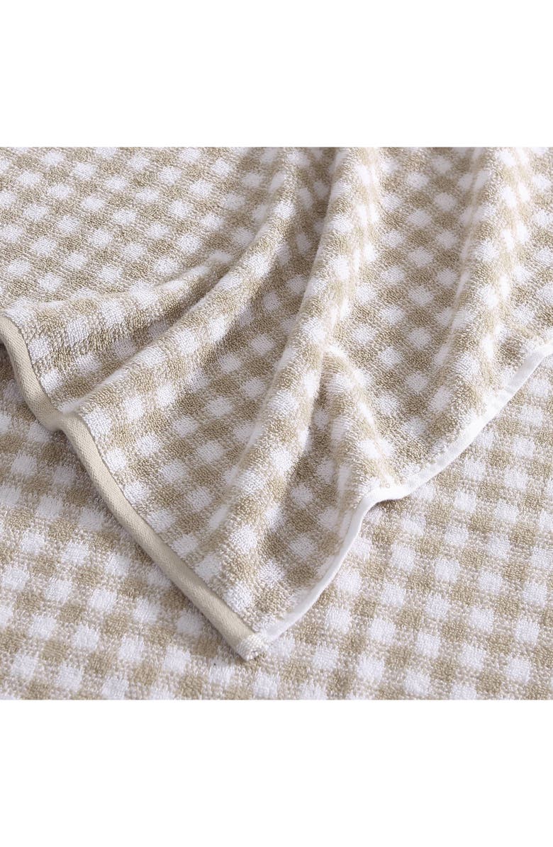 Laura Ashley Ginny 3-Piece Cotton Towel Set, Alternate, color, Tan/ White