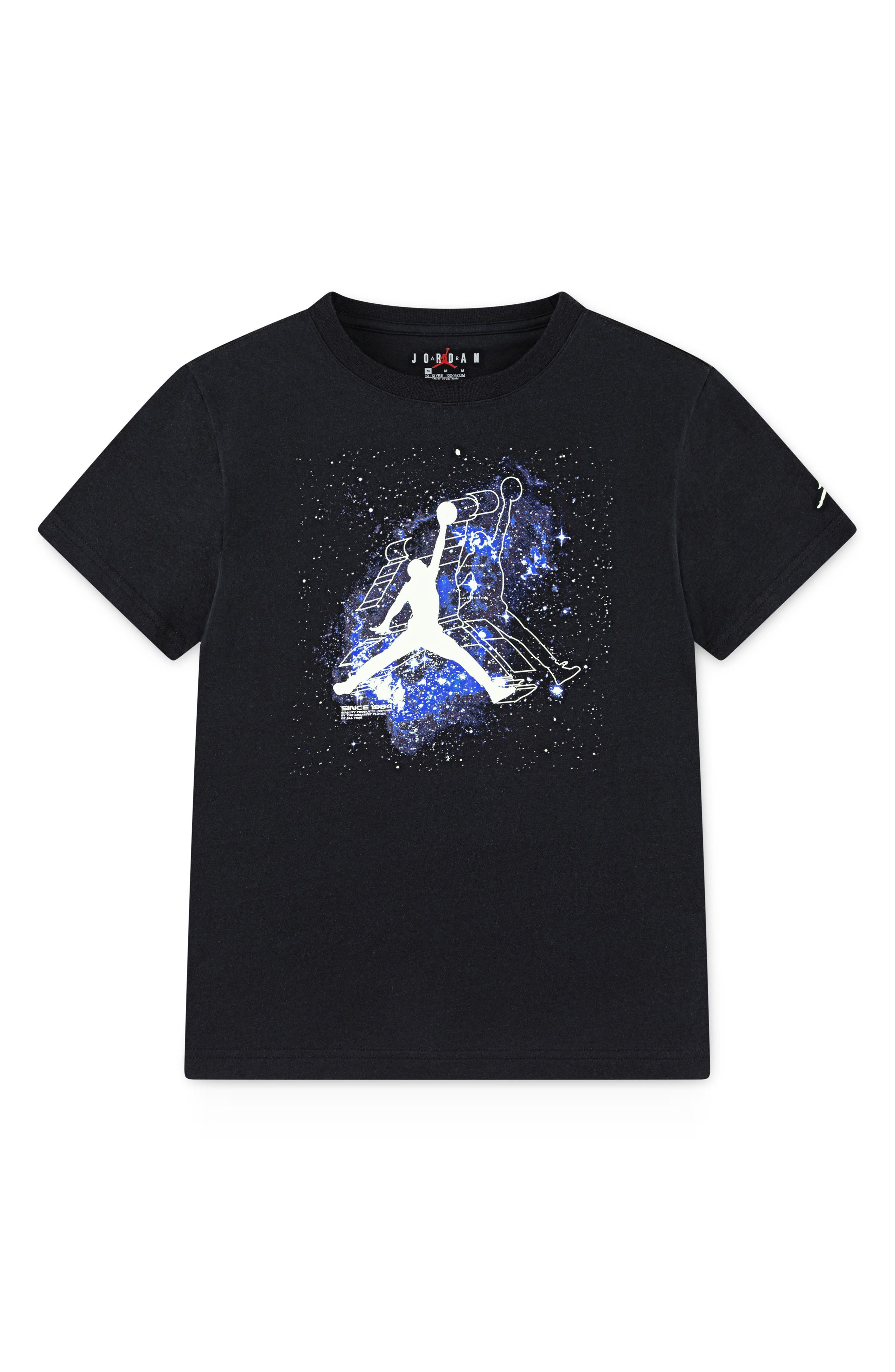 Jordan Kids' Sky Is Not the Limit Glow in the Dark Graphic T-Shirt