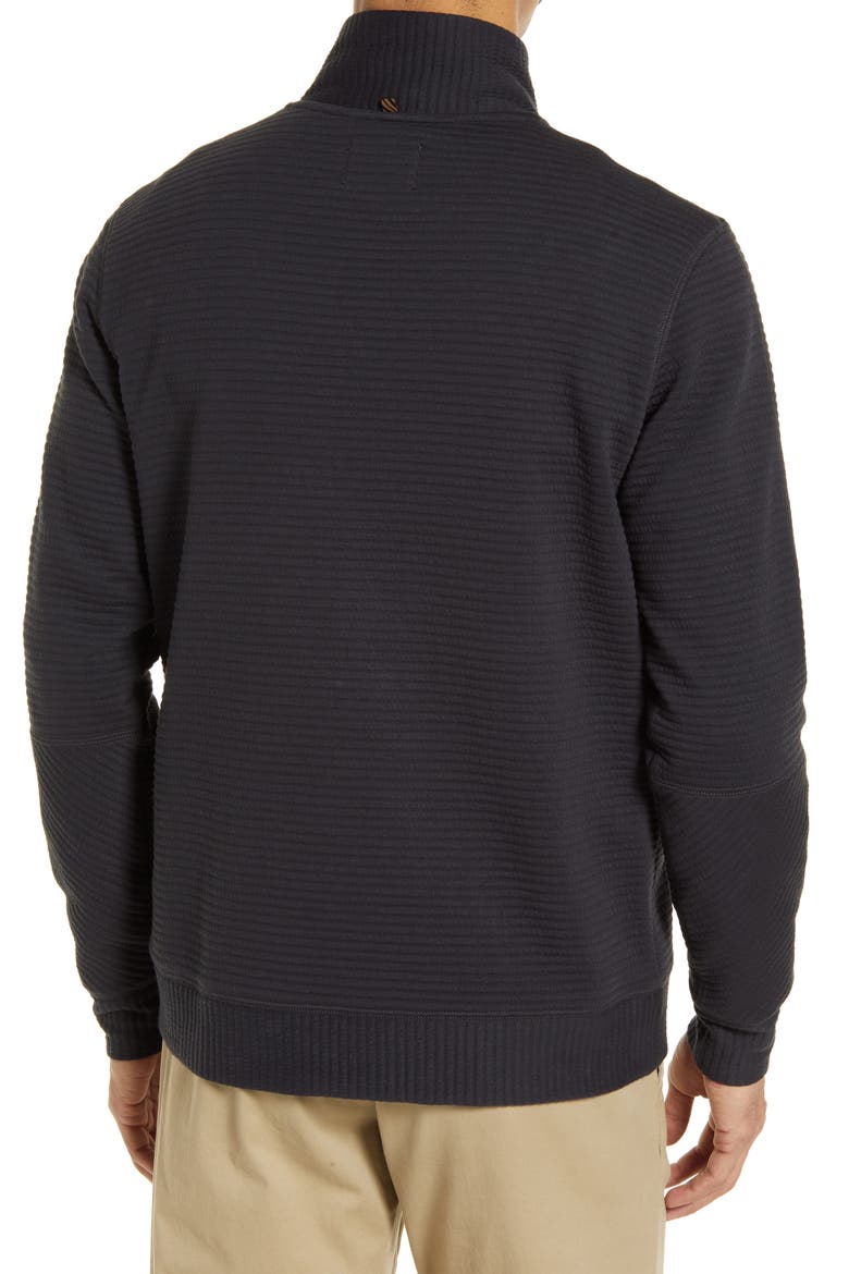 Double Knit Half-Zip Pullover, Alternate, color, DARK NAVY
