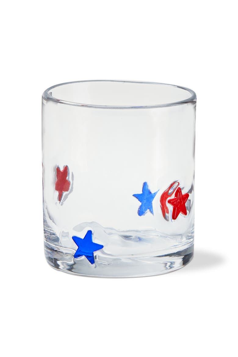 Star Double Old Fashioned Glass Multi Glass Summer, Main, color, Clear