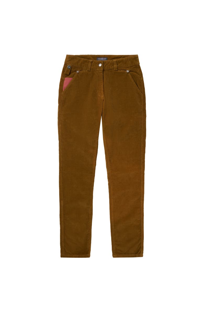 Amundsen Fjordcord Slacks 16 Wale Womens, Main, color, Camel