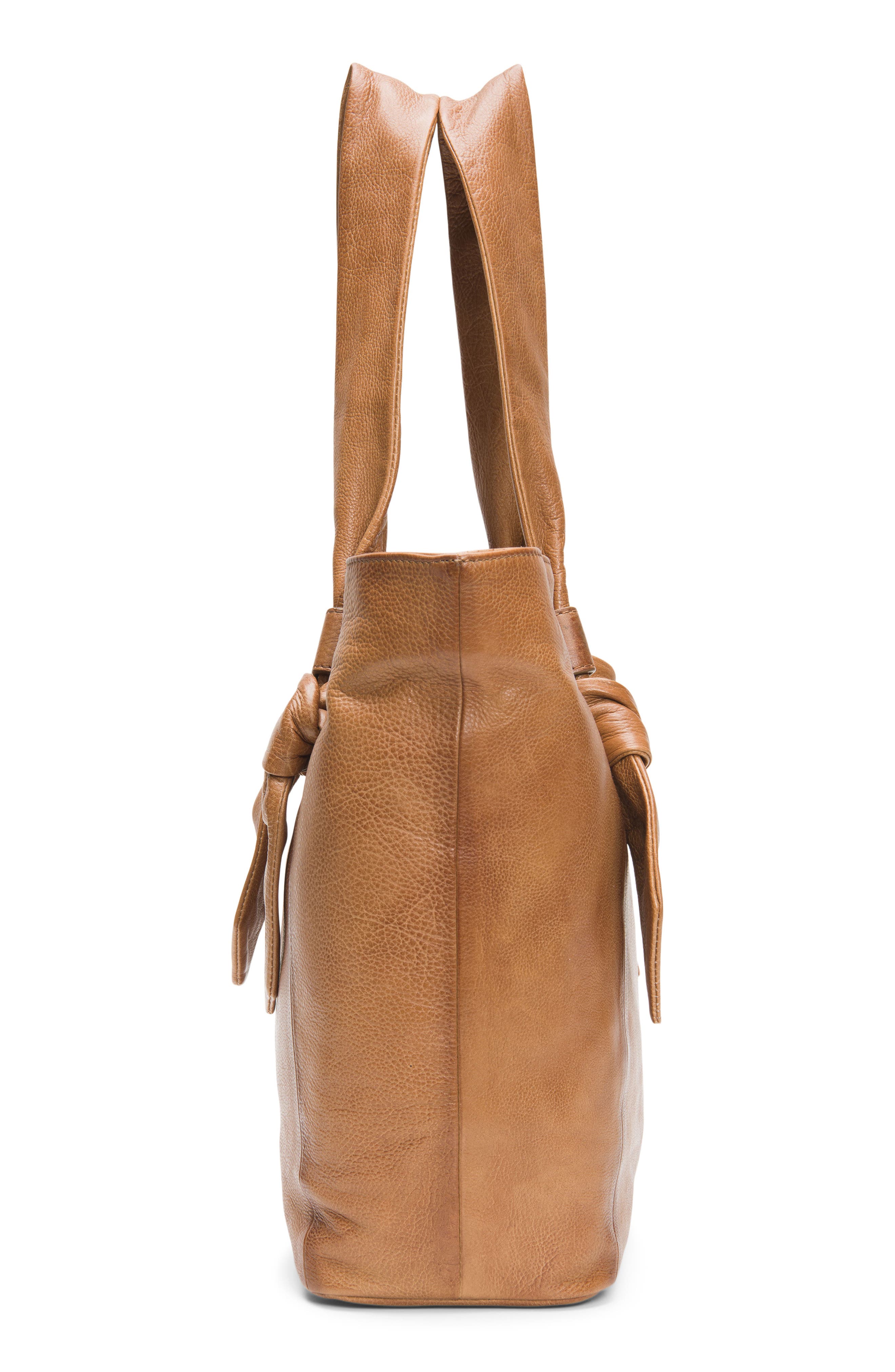 Frye Nora Knotted Tote Bag, Alternate, color, Beige