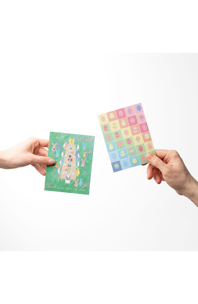 Ramus & Co Easter Assorted Greeting Card Pack (3ct) "All About The Peeps, Rainbow Easter Eggs, Pink Easter", Alternate, color, Multi-Pack