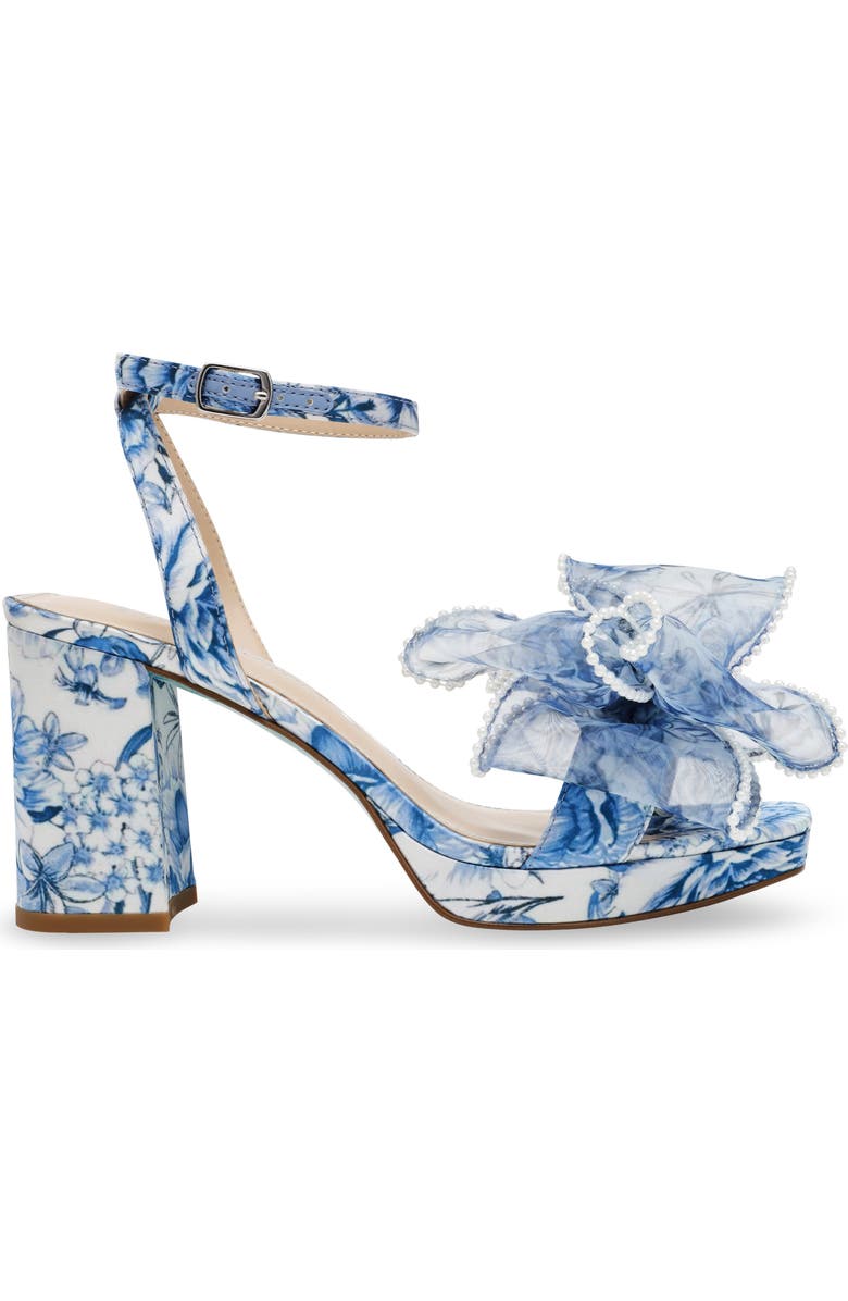 Betsey Johnson Duke Ankle Strap Platform Sandal, Alternate, color,