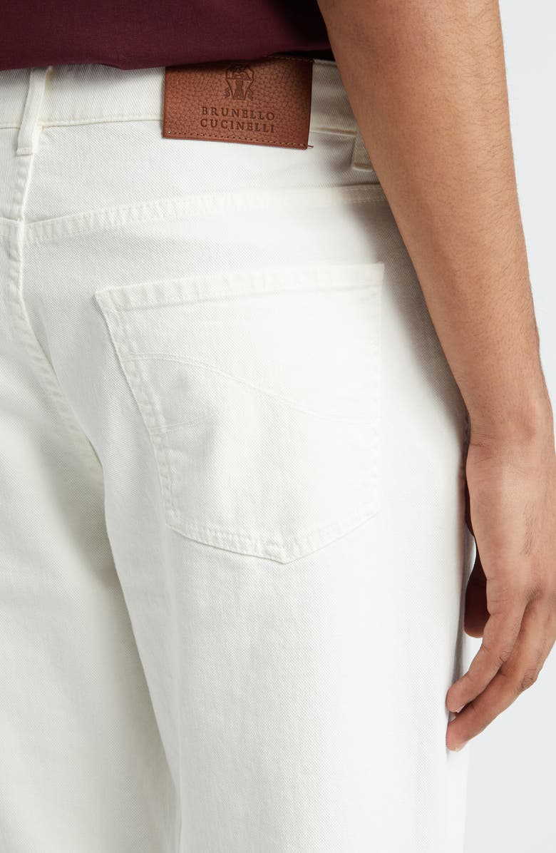 Brunello Cucinelli Straight Leg Jeans, Alternate, color, 