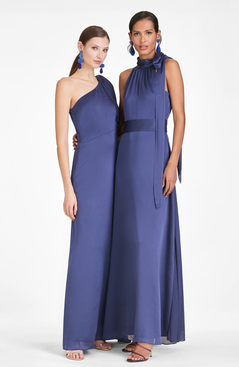 Sachin & Babi Chelsea One-Shoulder Gown, Alternate, color, 