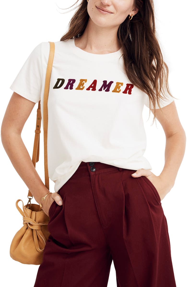Madewell Dreamer Graphic Tee, Main, color, 