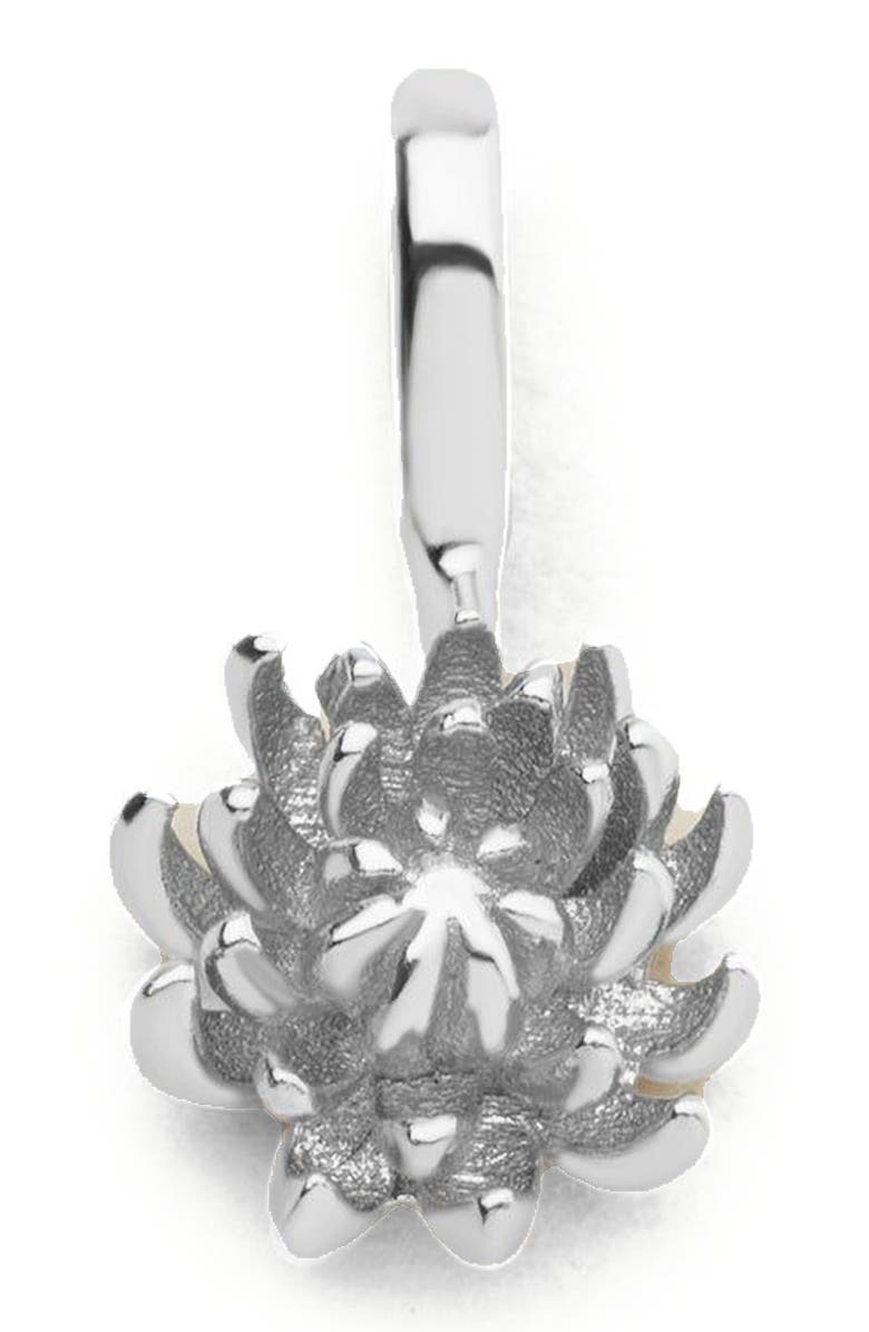 MADE BY MARY November Birth Flower Charm, Main, color, Silver