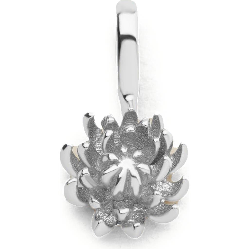 Made By Mary November Birth Flower Charm In Metallic