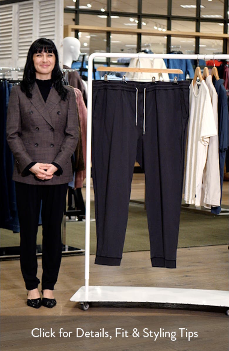 Ben & Terry Stretch Cotton French Terry Joggers, sales video thumbnail