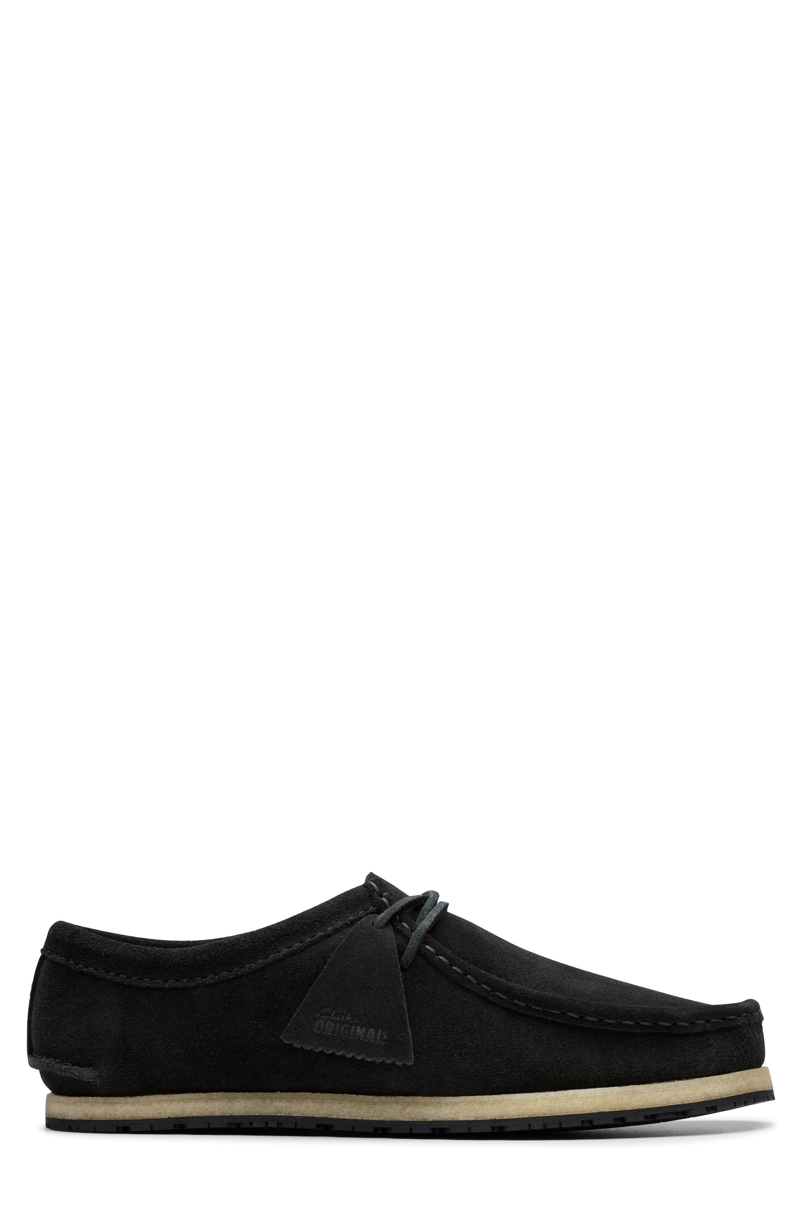 Clarks<sup>®</sup> Godney Boat Shoe, Alternate, color, Black Sde