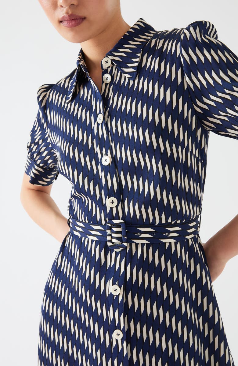 LK Bennett Valerie Stripe Shirtdress, Alternate, color,