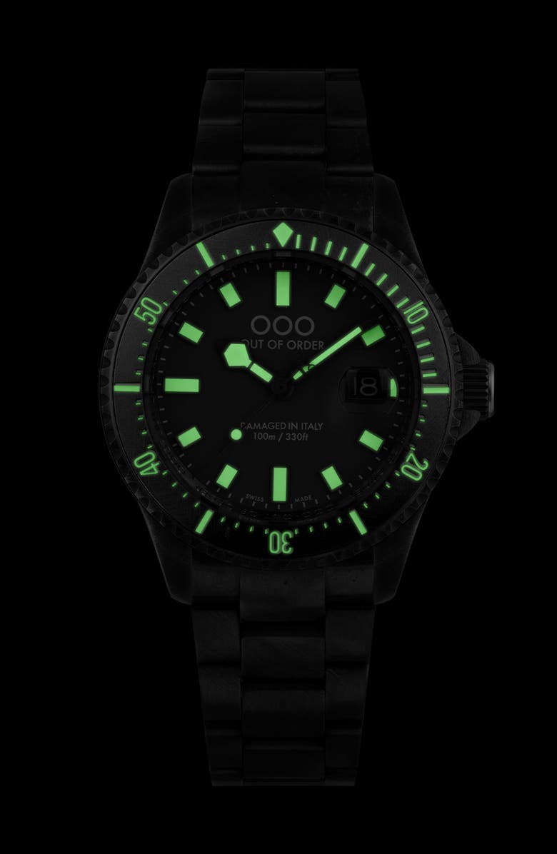 OUT OF ORDER Casanova Bracelet Watch, 44mm, Alternate, color, Black