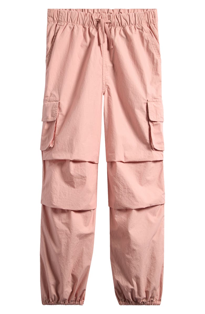 Treasure & Bond Kids' Parachute Cargo Pants, Main, color, Pink Misty