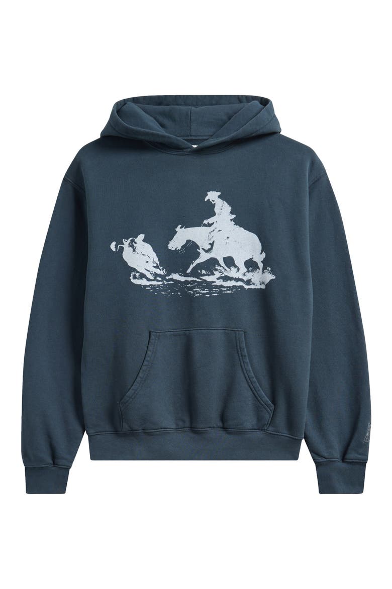 Driftin' Back Graphic Hoodie, Alternate, color, HARD WASHED BLACK