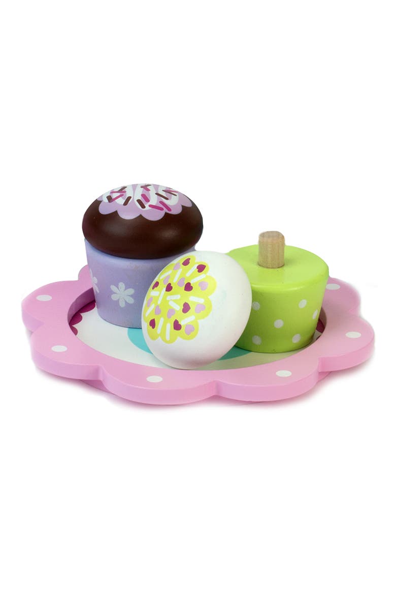 Sophia's 9-Piece Wood Baking Playset, Alternate, color, PINK/ SILVER/ AQUA