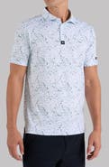 Bad Birdie Spatter Print Performance Golf Polo
