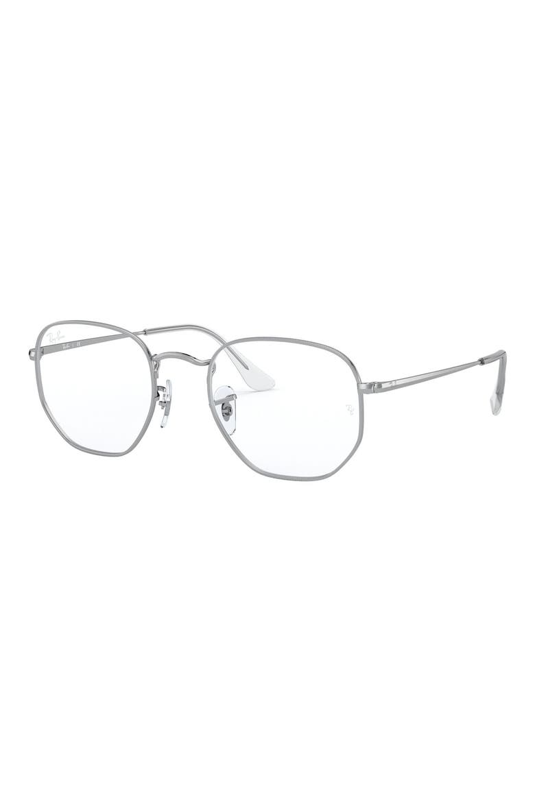 51mm Round Optical Glasses, Alternate, color, SILVER