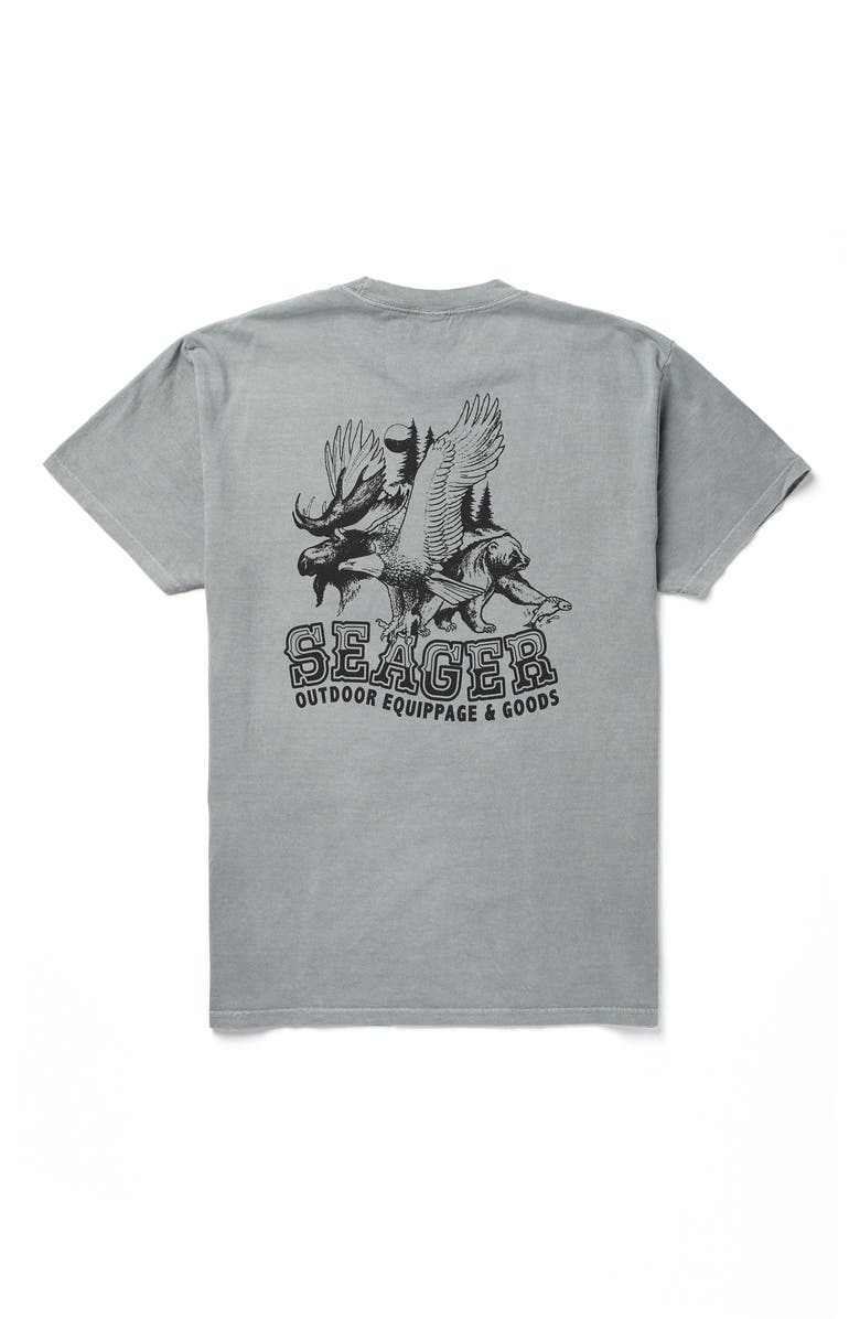 Seager Co Premium Reserve Graphic Cotton T-Shirt, Alternate, color, Pigment Grey