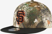 New Era Men's New Era Camo San Francisco Giants Realtree Orange Pop 9FIFTY Snapback Hat