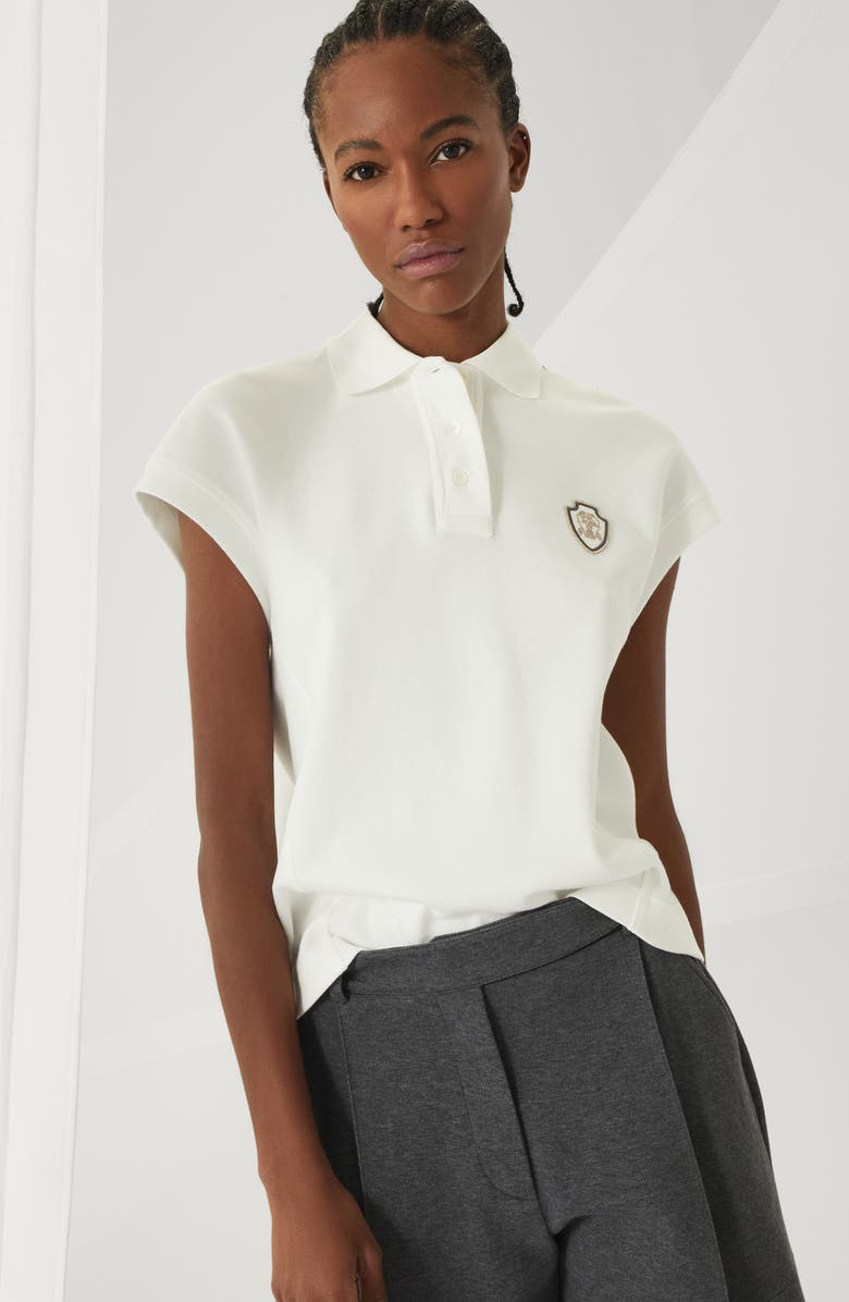 Brunello Cucinelli Piqué polo shirt, Alternate, color, 