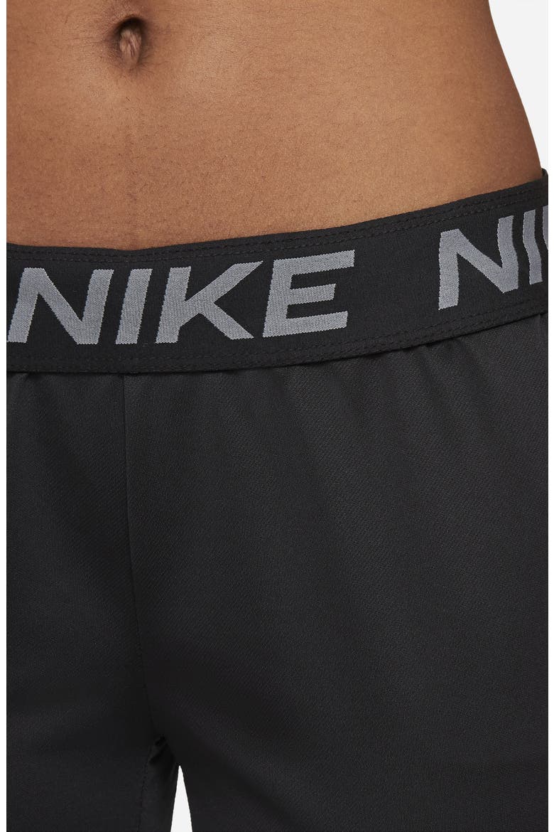 Dri-FIT Attack 7/8 Pants, Alternate, color, BLACK/ BLACK/ WHITE