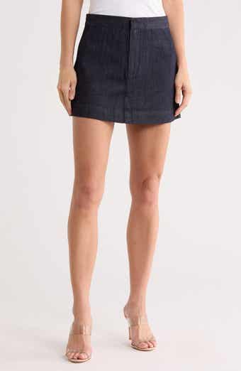 AG Remy Tailored Denim Miniskirt