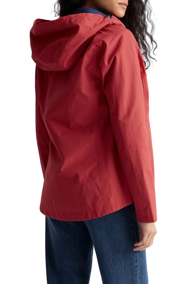 Seasalt Cornwall Waterway Hooded Waterproof Jacket, Alternate, color, Cinder