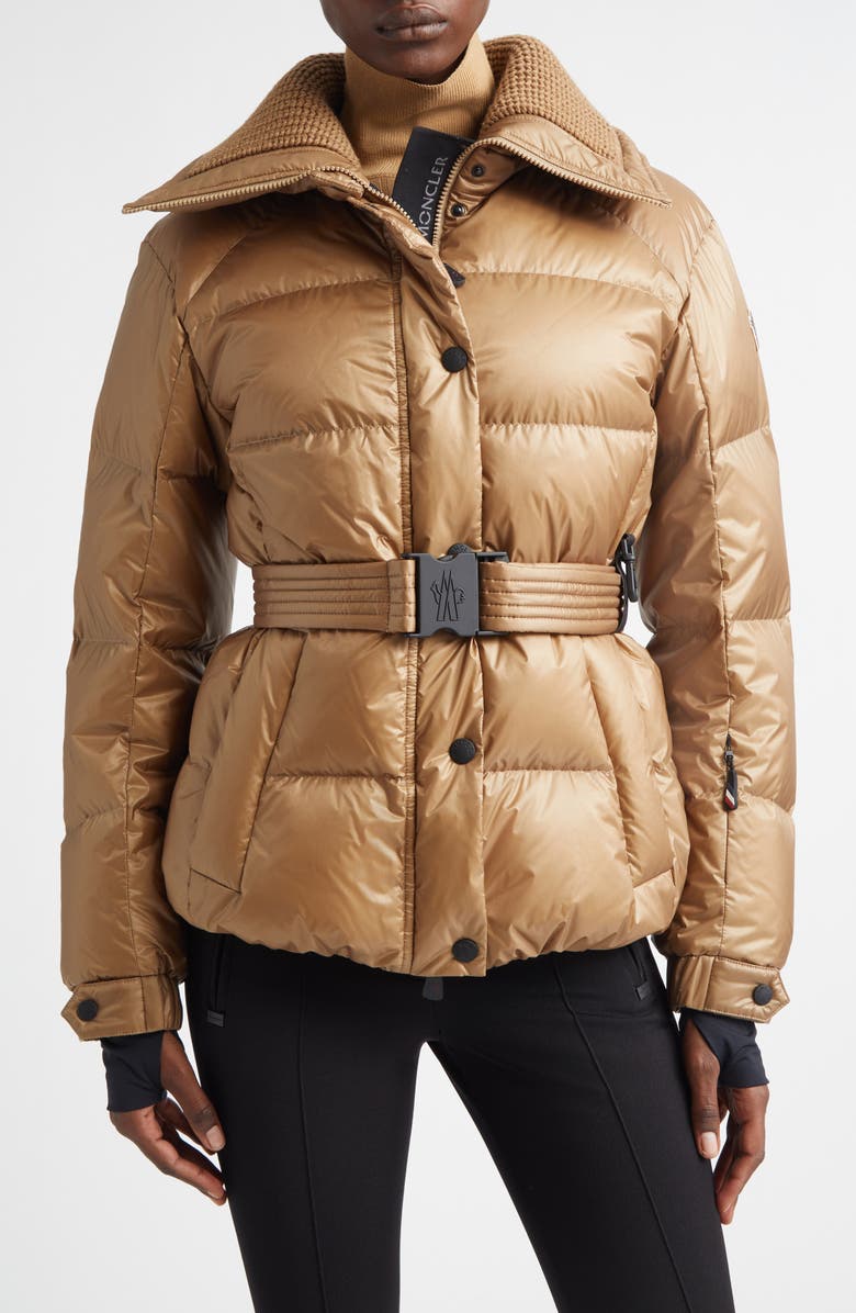 Moncler Grenoble Bataillouse Down Ski Jacket, Main, color, Dull Brown