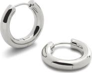 Monica Vinader Small Essential Tube Hoop Earrings