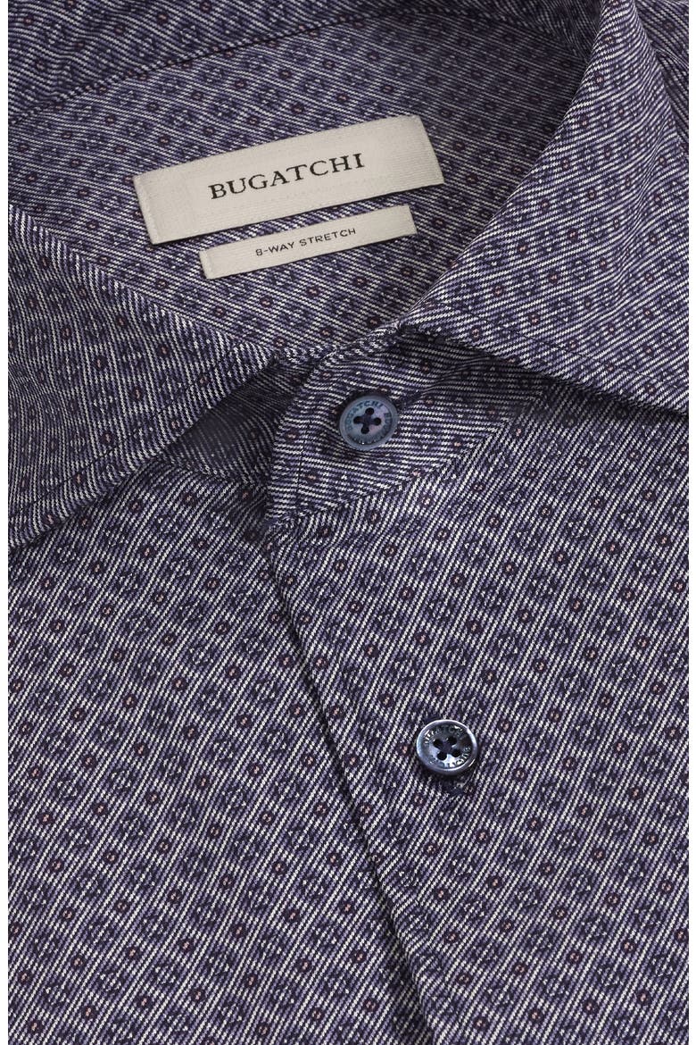 Devon OoohCotton Long Sleeve Button-Up Shirt, Alternate, color, NAVY