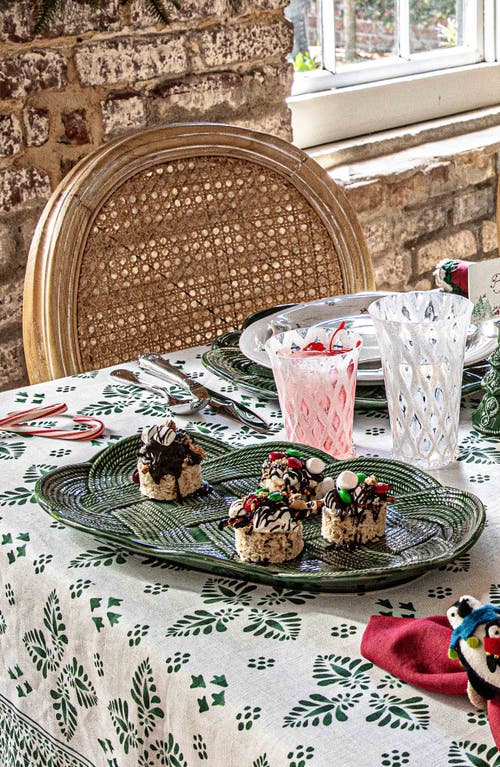 Juliska Le Panier Mystic Knot Hostess Tray In Green