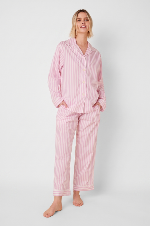 Gingham Pima Cotton Pajama Set