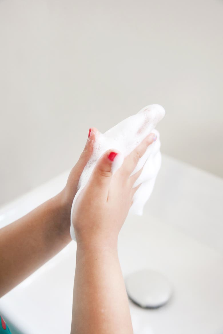 Clean Bubble Cleanser, Alternate, color, White
