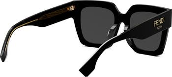 Roma 50mm Square Sunglasses